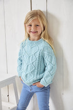 King Cole 6154 Sweater and Cardigan in Simply Denim DK Knitting Pattern