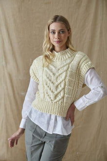 King Cole 6207 Sweater and Slipover in Celestial Super Chunky (leaflet) Knitting Pattern
