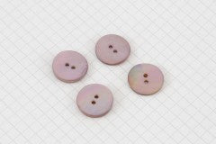 Round Shell Buttons, Lime Green, 17.5mm (pack of 4)