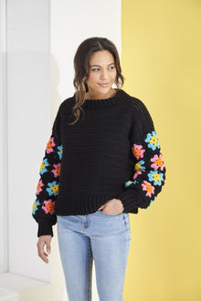 6228 King Cole Ladies Chunky Jumper Crochet Pattern