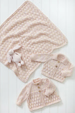 King Cole 6060 Jacket, Cardigan and Blanket in Cloud Nine DK (leaflet) Knitting Pattern