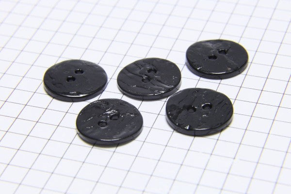 Round Shell Buttons 15mm (pack of 5)