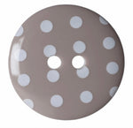 Hemline Polka Dot Buttons 23mm - per Pack of 3