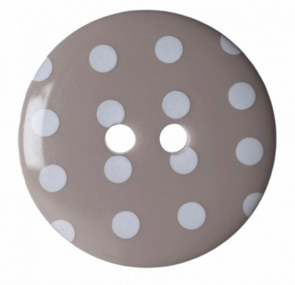 Hemline Polka Dot Buttons 23mm - per Pack of 3