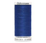Gutermann Denim Thread 100mtr Reel - All Colours
