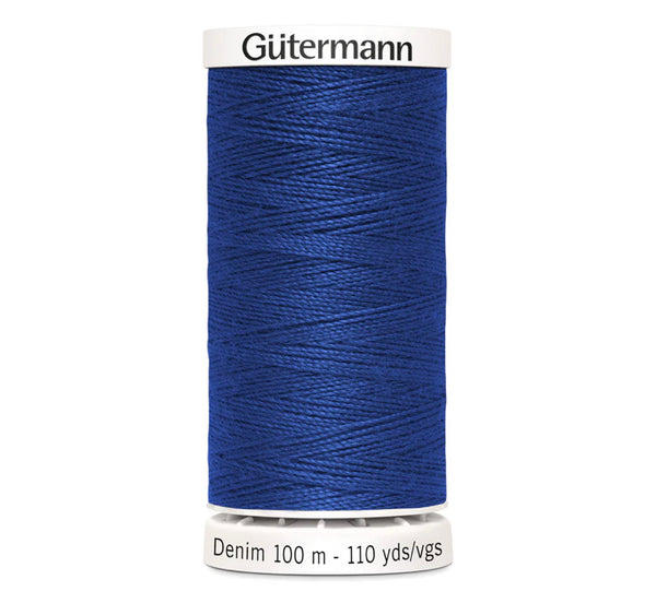 Gutermann Denim Thread 100mtr Reel - All Colours