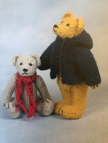 Jamie & Duncan Knitted Bears Knits & Pieces Knitting Pattern