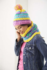 King Cole 6196 Sweater and Accessories in Big Value Super Chunky (leaflet) Knitting Pattern