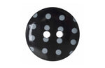 Hemline Polka Dot Buttons 23mm - per Pack of 3