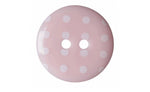 Hemline Polka Dot Buttons 23mm - per Pack of 3