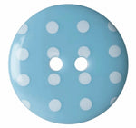 Hemline Polka Dot Buttons 23mm - per Pack of 3