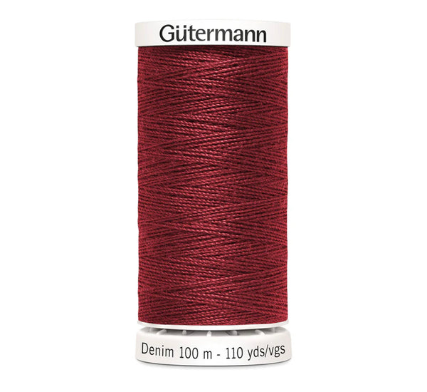 Gutermann Denim Thread 100mtr Reel - All Colours