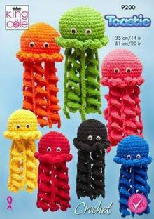 King Cole 9200 Jellyfish in Toastie (leaflet) Crochet Pattern