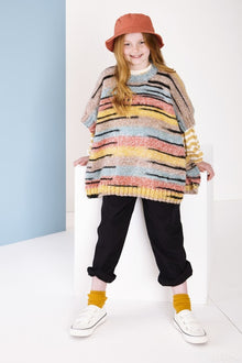 King Cole 5933 Round and Cowl Neck Ponchos in Safari Chunky (leaflet) knitting Pattern