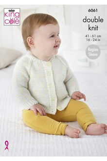 King Cole 6061 Cardigans in Cloud Nine DK (leaflet) Knitting Pattern