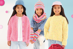 King Cole 6250 Chunky Sweater, Hat, Snood, Mitts Knitting Pattern