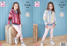 King Cole 5644 Hoodie and Cardigan in Bramble DK Knitting Pattern