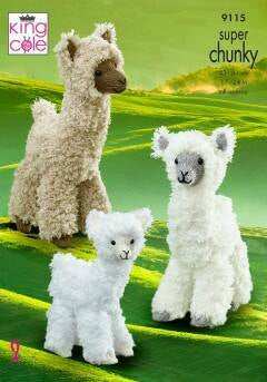 King Cole 9115 Alpacas in Tufty (leaflet)