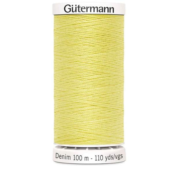 Gutermann Sewing Cotton - Denim Thread 100m Reel - All Colours
