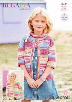 Pattern Details for Stylecraft 9741 Cardigans in Regatta DK Knitting Pattern