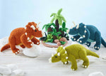King Cole Dinosaur Land Book 1 by Carol Connelly (booklet)