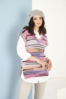 King Cole 5931 Ladies Cowl and V Neck Tanks in Safari Chunky (leaflet) Knitting Pattern