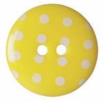 Hemline Polka Dot Buttons 23mm - per Pack of 3