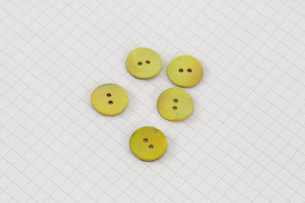 Round Shell Buttons 15mm (pack of 5)