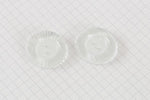 Round Stripe Buttons 25mm (pack of 2)