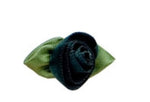 Large Satin Ribbon Roses by Bertie’s Bows 15mm x 30mm pack of 10 roses