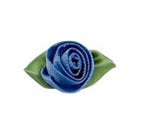 Large Satin Ribbon Roses by Bertie’s Bows 15mm x 30mm pack of 10 roses
