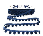 28mm Pom Pom Fringe Trim - All Colours - Per Metre