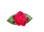 Large Satin Ribbon Roses by Bertie’s Bows 15mm x 30mm pack of 10 roses