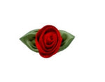Large Satin Ribbon Roses by Bertie’s Bows 15mm x 30mm pack of 10 roses