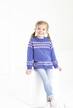 5879 King Cole Sweater and Cardigan in Cotton Socks 4 Ply Knitting Pattern