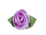 Large Satin Ribbon Roses by Bertie’s Bows 15mm x 30mm pack of 10 roses
