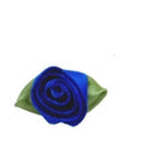 Large Satin Ribbon Roses by Bertie’s Bows 15mm x 30mm pack of 10 roses