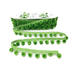 28mm Pom Pom Fringe Trim - All Colours - Per Metre