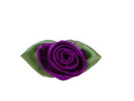 Large Satin Ribbon Roses by Bertie’s Bows 15mm x 30mm pack of 10 roses