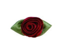 Large Satin Ribbon Roses by Bertie’s Bows 15mm x 30mm pack of 10 roses