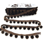 28mm Pom Pom Fringe Trim - All Colours - Per Metre