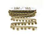 28mm Pom Pom Fringe Trim - All Colours - Per Metre