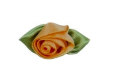 Large Satin Ribbon Roses by Bertie’s Bows 15mm x 30mm pack of 10 roses