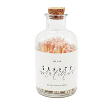 Blush Medium Matches in Glass Apothecary Jar by Sweet Water Decor