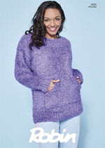 Robin Chunky Robin Mardi Grai Chunky knitting & Crochet Pattern Book x 10 designs