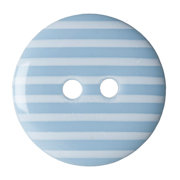 Hemline Buttons: 17.5mm: Pack of 4: Code D Code: H040\212806 Brand: Hemline Buttons Buttons Round Blue and White Stripe 17.5mm