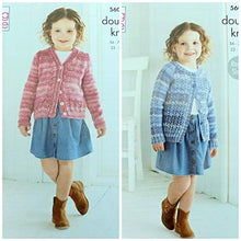5607 King Cole Children’s Cardigans Double Knitting Pattern
