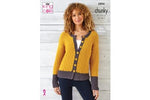 5894 Sweater and Cardigan in Wildwood Chunky Knitting Pattern