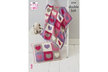 5734 King Cole Blankets and Cushion Covers in Bamboo Cotton DK Knitting Pattern