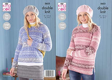 5653 King Cole Sweater & Tunic: Double Knitting Pattern
